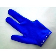 淡藍色．N.I.C.進口萊卡伸縮布三指手套．SL012B
