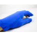 淡藍色彈性布料．三指手套．DSL-EQP-10B