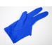 淡藍色彈性布料．三指手套．DSL-EQP-10B