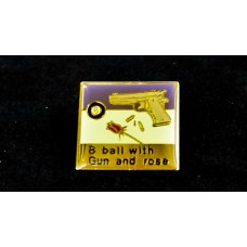 胸針．槍與玫瑰．DSLATR-WER-E3910