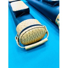 8孔．Genuine Leather真皮系列 鵝黃色高級球筒．GL-08 ( 現貨中 )