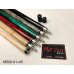MIT．快速牙 鳥眼楓木鑲嵌銀環格輪撞球桿．MZ22-01~06(6色可選) (目前 現貨中) 