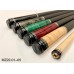MIT．快速牙 鳥眼楓木鑲嵌銀環格輪撞球桿．MZ22-01~06(6色可選) (目前 現貨中) 