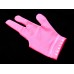 粉紅色．N.I.C.進口萊卡伸縮布三指手套．SL012P